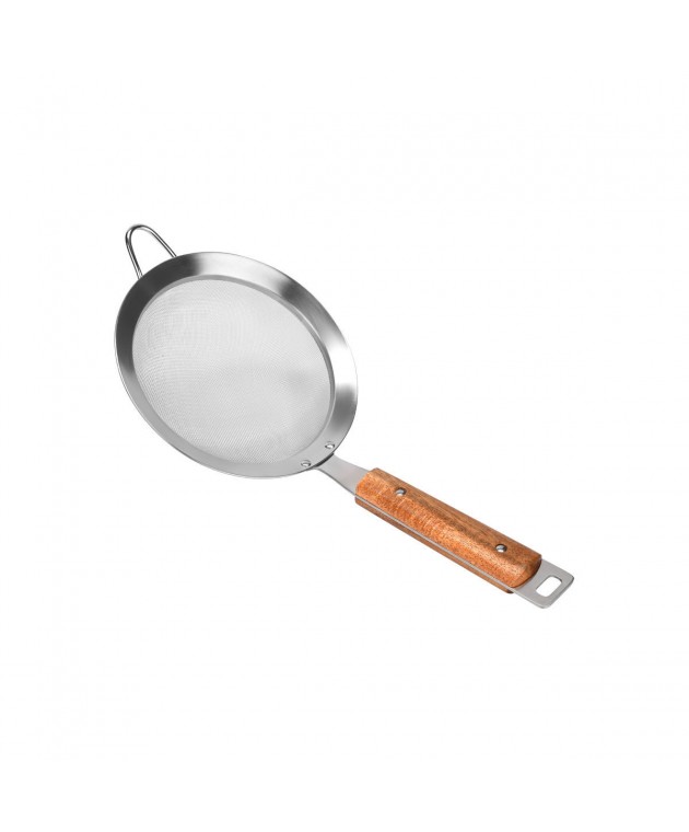 ESTIA ΣΟΥΡΩΤΗΡΙ ΑΝΟΞΕΙΔΩΤΟ ALLURE 15cm ME ΞΥΛΙΝΗ ΛΑΒΗ Σουρωτήρια