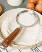 ESTIA ΣΟΥΡΩΤΗΡΙ ΑΝΟΞΕΙΔΩΤΟ ALLURE 15cm ME ΞΥΛΙΝΗ ΛΑΒΗ Σουρωτήρια