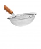 ESTIA ΣΟΥΡΩΤΗΡΙ ΑΝΟΞΕΙΔΩΤΟ ALLURE 15cm ME ΞΥΛΙΝΗ ΛΑΒΗ Σουρωτήρια