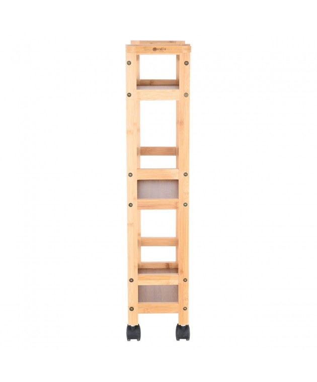 ESTIA ΤΡΟΛΕΥ ΟΡΓΑΝΩΣΗΣ ΒΑΜΒΟΟ ESSENTIALS 3 ΕΠΙΠΕΔΩΝ 36x15x74cm Τρόλλεϋ