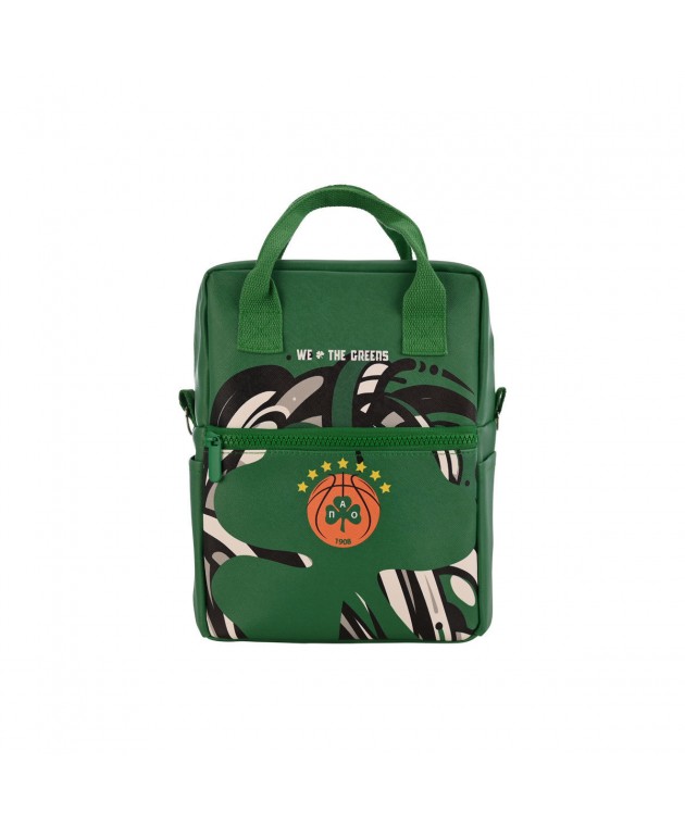 ESTIA ΤΣΑΝΤΑ ΦΑΓΗΤΟΥ ΙΣΟΘΕΡΜΙΚΗ 7lt PANATHINAIKOS BC EDITION WE THE GREENS Τσάντες Φαγητού