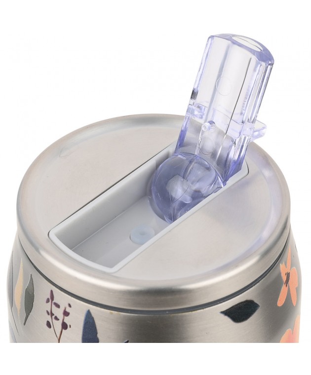 ESTIA ΘΕΡΜΟΣ TRAVEL CUP SAVE THE AEGEAN 500ml SILVER BOTANIC ΘΕΡΜΟΣ-ΠΑΓΟΥΡΙΑ