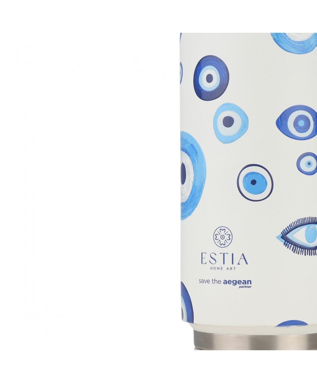 ESTIA ΘΕΡΜΟΣ TRAVEL CUP SAVE THE AEGEAN 500ml SPIRIT OF LUCK ΘΕΡΜΟΣ-ΠΑΓΟΥΡΙΑ