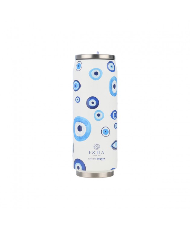 ESTIA ΘΕΡΜΟΣ TRAVEL CUP SAVE THE AEGEAN 500ml SPIRIT OF LUCK ΘΕΡΜΟΣ-ΠΑΓΟΥΡΙΑ
