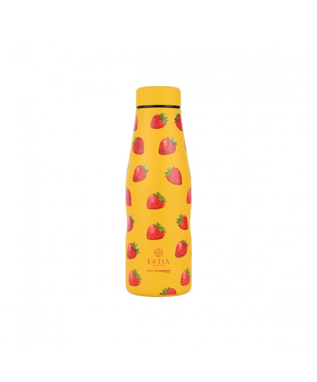 ESTIA ΘΕΡΜΟΣ TRAVEL FLASK SAVE THE AEGEAN 500ml BERRY BRIGHT ΘΕΡΜΟΣ-ΠΑΓΟΥΡΙΑ