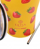 ESTIA ΘΕΡΜΟΣ COFFEE MUG SAVE THE AEGEAN 350ml BERRY BRIGHT ΘΕΡΜΟΣ-ΠΑΓΟΥΡΙΑ
