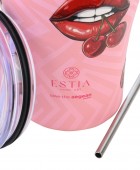 ESTIA ΘΕΡΜΟΣ COFFEE MUG SAVE THE AEGEAN 350ml BLUSH POP ΘΕΡΜΟΣ-ΠΑΓΟΥΡΙΑ