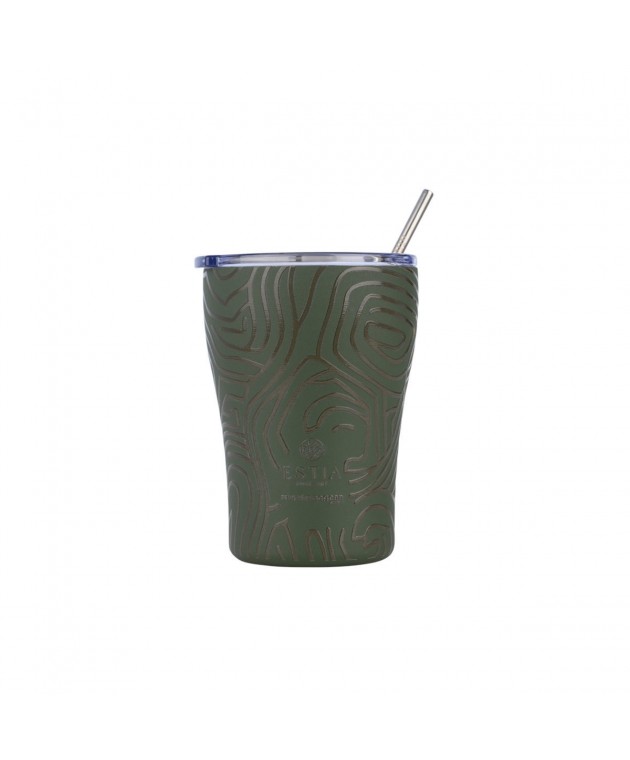 ESTIA ΘΕΡΜΟΣ COFFEE MUG SAVE THE AEGEAN 350ml OLIVE FLOW ΘΕΡΜΟΣ-ΠΑΓΟΥΡΙΑ