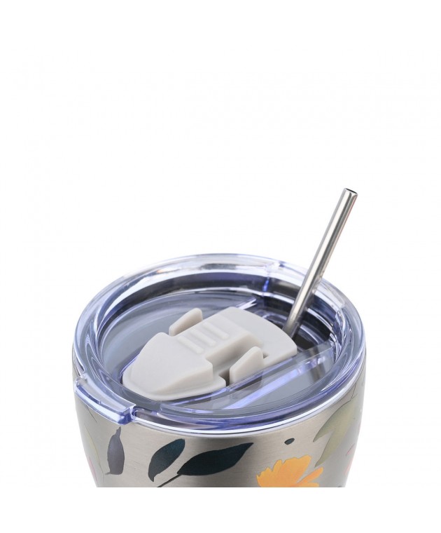 ESTIA ΘΕΡΜΟΣ COFFEE MUG SAVE THE AEGEAN 350ml SILVER BOTANIC ΘΕΡΜΟΣ-ΠΑΓΟΥΡΙΑ