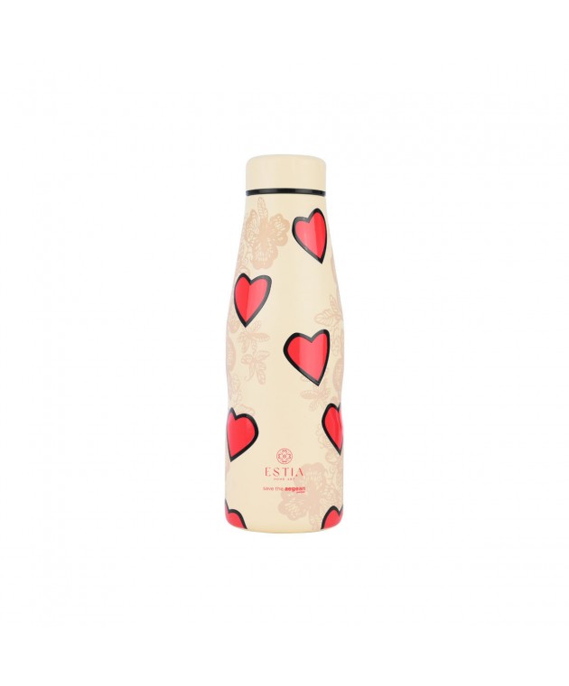 ESTIA ΘΕΡΜΟΣ TRAVEL FLASK SAVE THE AEGEAN 500ml TENDER LACE ΘΕΡΜΟΣ-ΠΑΓΟΥΡΙΑ