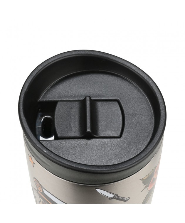 ESTIA ΘΕΡΜΟΣ TRAVEL MUG SAVE THE AEGEAN 350ml OLD SCHOOL INK ΘΕΡΜΟΣ-ΠΑΓΟΥΡΙΑ