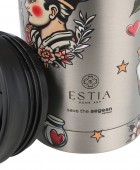 ESTIA ΘΕΡΜΟΣ TRAVEL MUG SAVE THE AEGEAN 350ml OLD SCHOOL INK ΘΕΡΜΟΣ-ΠΑΓΟΥΡΙΑ