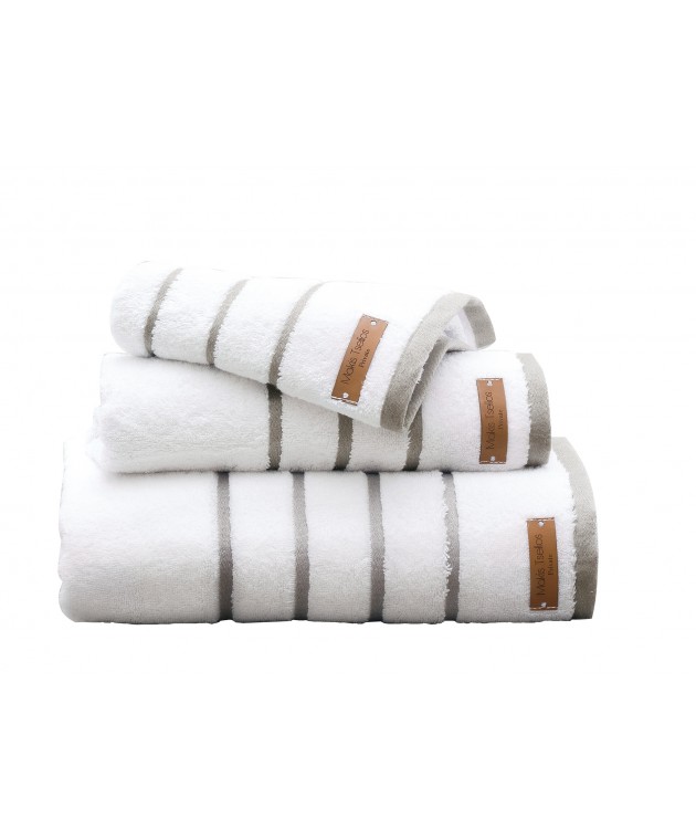 ΠΕΤΣΕΤΑ ΜΠΑΝΙΟΥ PRIVE WHITE 90X150 100% COTTON 600gsm Πετσέτες Mπάνιου