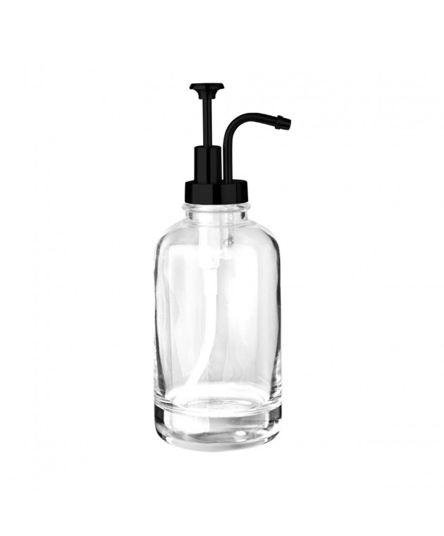 ESTIA ΑΝΤΛΙΑ ΣΑΠΟΥΝΙΟΥ PURITY ΓΥΑΛΙΝΗ 500ml ΜΑΥΡΗ Δοχείο Κρεμοσάπουνου