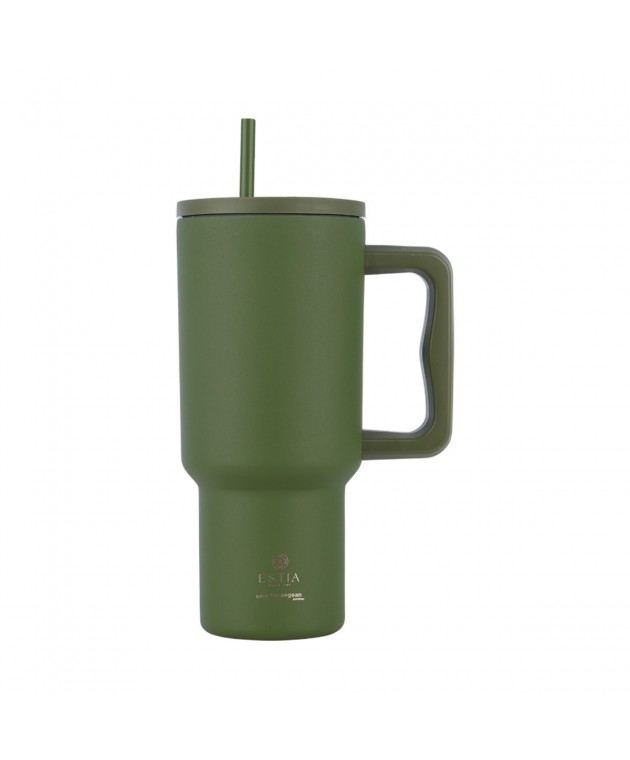 ESTIA ΘΕΡΜΟΣ STRAW TUMBLER XL SAVE THE AEGEAN 900ml FOREST SPIRIT ΘΕΡΜΟΣ-ΠΑΓΟΥΡΙΑ