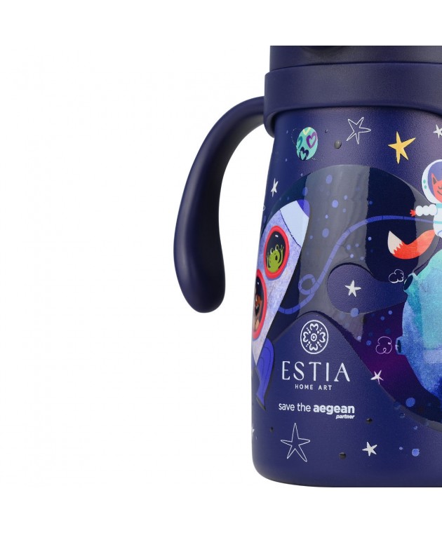 ESTIA ΘΕΡΜΟΣ ΠΑΙΔΙΚΟ BUBBLE BOTTLE SAVE THE AEGEAN 300ml SOLAR JUMP ΘΕΡΜΟΣ-ΠΑΓΟΥΡΙΑ