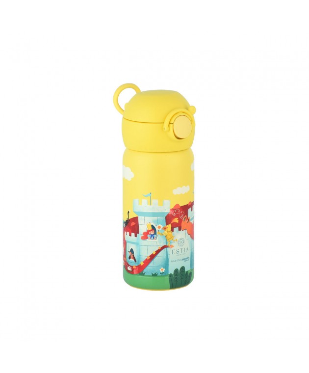 ESTIA ΘΕΡΜΟΣ ΠΑΙΔΙΚΟ WONDER BOTTLE SAVE THE AEGEAN 350ml FORTRESS DRAGON ΘΕΡΜΟΣ-ΠΑΓΟΥΡΙΑ
