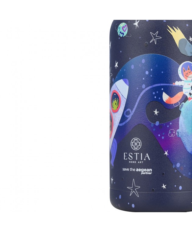 ESTIA ΘΕΡΜΟΣ ΠΑΙΔΙΚΟ WONDER BOTTLE SAVE THE AEGEAN 350ml SOLAR JUMP ΘΕΡΜΟΣ-ΠΑΓΟΥΡΙΑ