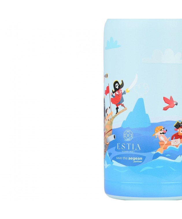 ESTIA ΘΕΡΜΟΣ ΠΑΙΔΙΚΟ WONDER BOTTLE SAVE THE AEGEAN 350ml TREASURE QUEST ΘΕΡΜΟΣ-ΠΑΓΟΥΡΙΑ