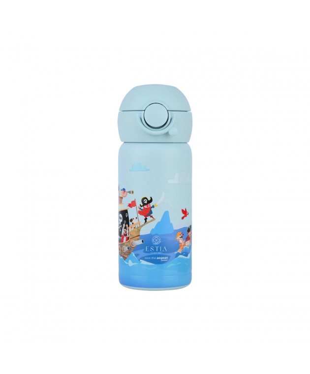 ESTIA ΘΕΡΜΟΣ ΠΑΙΔΙΚΟ WONDER BOTTLE SAVE THE AEGEAN 350ml TREASURE QUEST ΘΕΡΜΟΣ-ΠΑΓΟΥΡΙΑ