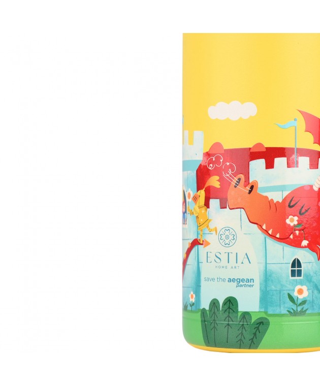 ESTIA ΘΕΡΜΟΣ ΠΑΙΔΙΚΟ WONDER BOTTLE SAVE THE AEGEAN 500ml FORTRESS DRAGON ΘΕΡΜΟΣ-ΠΑΓΟΥΡΙΑ
