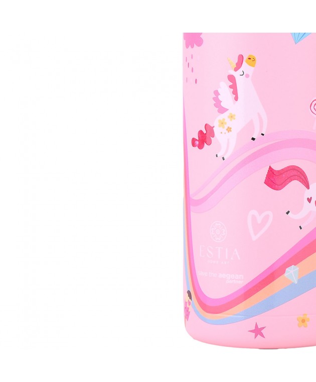 ESTIA ΘΕΡΜΟΣ ΠΑΙΔΙΚΟ WONDER BOTTLE SAVE THE AEGEAN 500ml RAINBOW DREAMS ΘΕΡΜΟΣ-ΠΑΓΟΥΡΙΑ