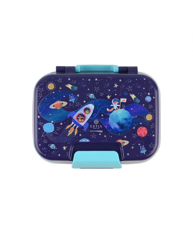 ESTIA ΠΑΙΔΙΚΟ ΦΑΓΗΤΟΔΟΧΕΙΟ SAVE THE AEGEAN 1030ml 2 ΕΠΙΠΕΔΩΝ SOLAR JUMP Φαγητοδοχεία