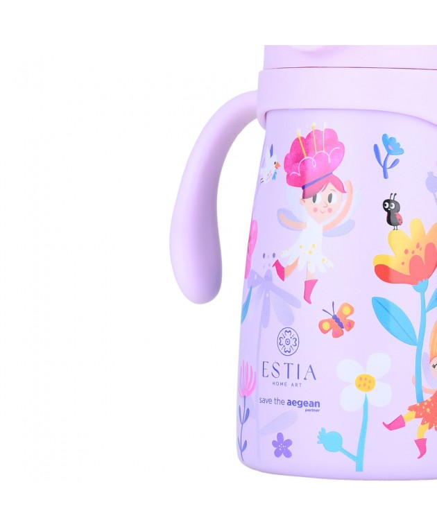 ESTIA ΘΕΡΜΟΣ ΠΑΙΔΙΚΟ BUBBLE BOTTLE SAVE THE AEGEAN 300ml FAIRY TALES ΘΕΡΜΟΣ-ΠΑΓΟΥΡΙΑ