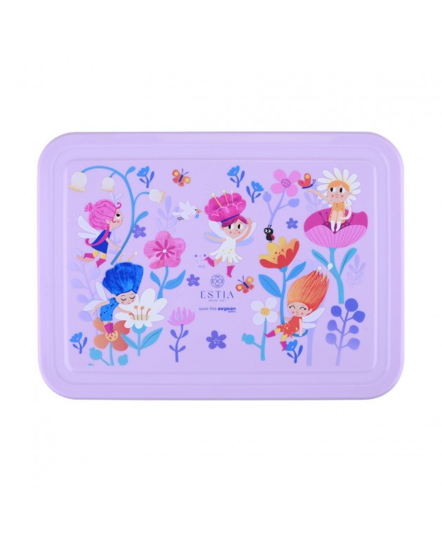 ESTIA ΠΑΙΔΙΚΟ ΦΑΓΗΤΟΔΟΧΕΙΟ SAVE THE AEGEAN 1330ml ΜΕ 5 ΘΗΚΕΣ FAIRY TALES Φαγητοδοχεία