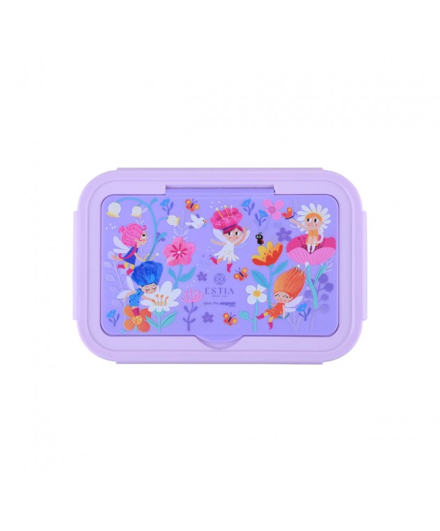 ESTIA ΠΑΙΔΙΚΟ ΦΑΓΗΤΟΔΟΧΕΙΟ SAVE THE AEGEAN 900ml ΜΕ 2 ΑΝΟΞ. ΘΗΚΕΣ FAIRY TALES Φαγητοδοχεία