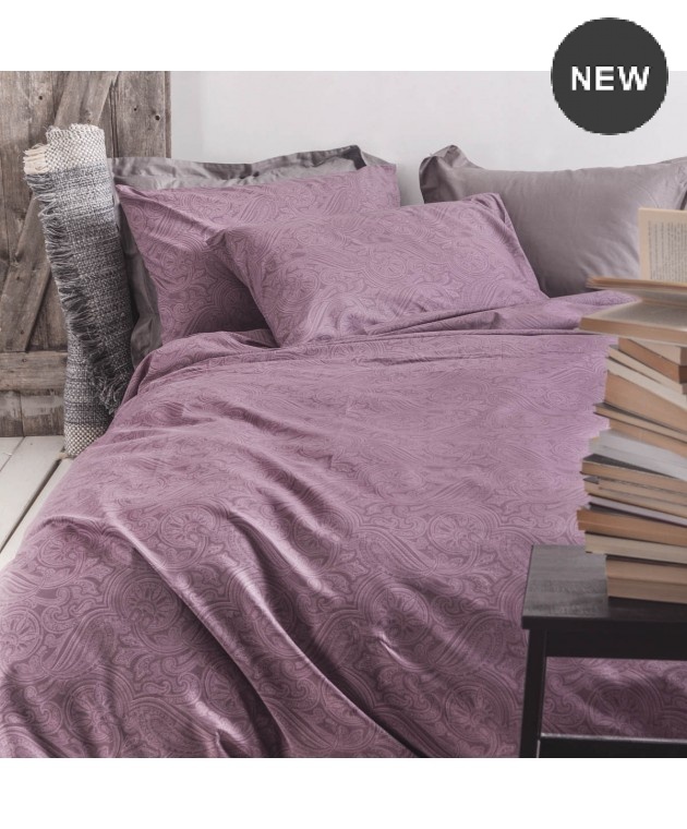 Σετ σεντόνια μονά (160Χ260) CHARISMA MAUVE, RYTHMOS HOME Σεντόνια Μονά