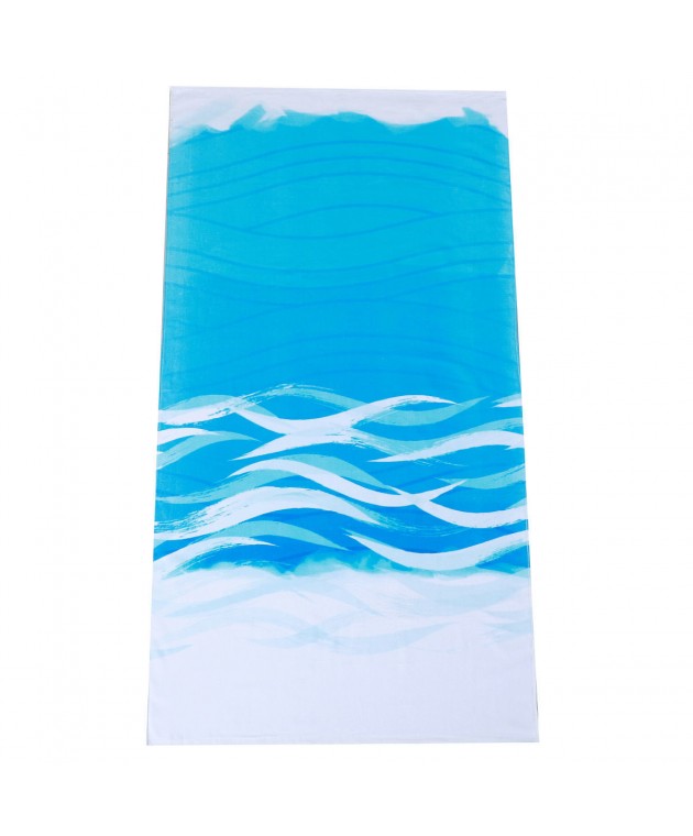 ESTIA ΠΕΤΣΕΤΑ ΘΑΛΑΣΣΗΣ TRANQUIL TIDES ΒΑΜΒΑΚΕΡΗ 80x170cm Πετσέτες Θαλάσσης 