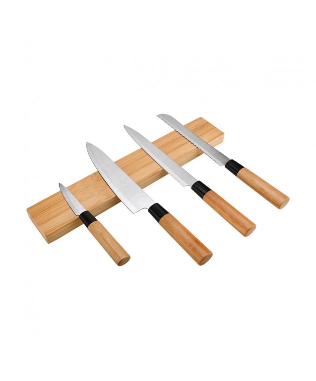 ESTIA ΜΑΓΝΗΤΙΚΗ ΒΑΣΗ BAMBOO ESSENTIALS ΓΙΑ ΕΡΓΑΛΕΙΑ ΚΟΥΖΙΝΑΣ 40x7x2.5cm Gadgets Κουζίνας