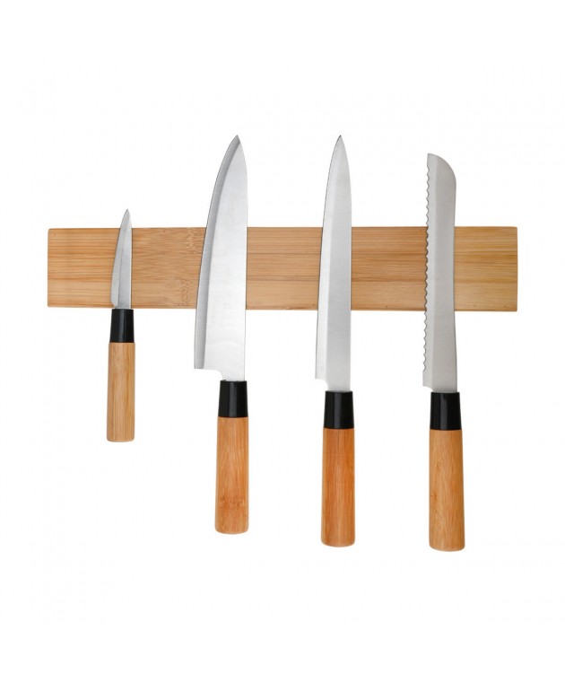 ESTIA ΜΑΓΝΗΤΙΚΗ ΒΑΣΗ BAMBOO ESSENTIALS ΓΙΑ ΕΡΓΑΛΕΙΑ ΚΟΥΖΙΝΑΣ 40x7x2.5cm Gadgets Κουζίνας