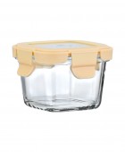 ESTIA ΦΑΓΗΤΟΔΟΧΕΙΟ CLICK&SEAL ΓΥΑΛΙΝΟ 160ml 18.9x14.5x6.7cm ΜΕ ΚΑΠΑΚΙ ΠΛΑΣΤΙΚΟ IVORY Φαγητοδοχεία