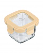 ESTIA ΦΑΓΗΤΟΔΟΧΕΙΟ CLICK&SEAL ΓΥΑΛΙΝΟ 160ml 18.9x14.5x6.7cm ΜΕ ΚΑΠΑΚΙ ΠΛΑΣΤΙΚΟ IVORY Φαγητοδοχεία