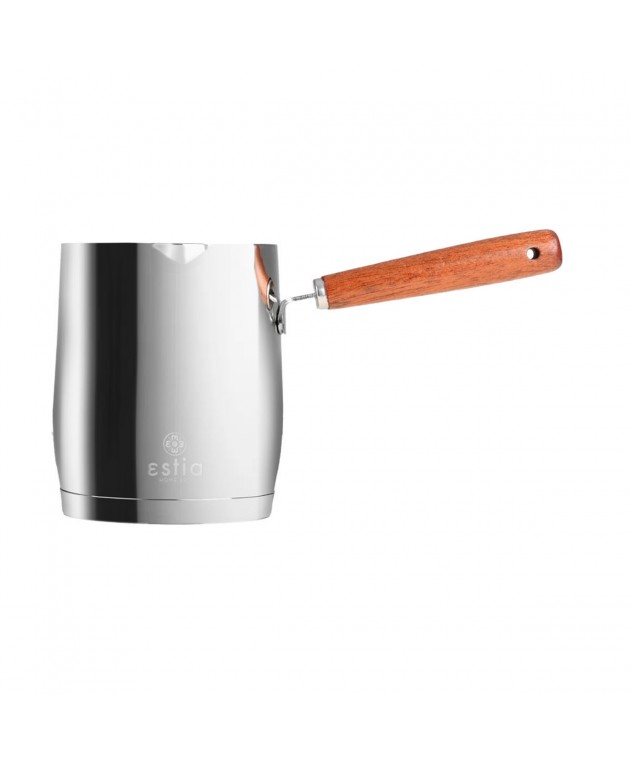 ESTIA ΜΠΡΙΚΙ ΑΝΟΞΕΙΔΩΤΟ MOKKA 530ml ΜΕ ΞΥΛΙΝΗ ΛΑΒΗ Μπρίκια