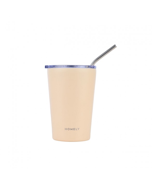 HOMELY ΘΕΡΜΟΣ MUG 400ml SANDSTONE ΘΕΡΜΟΣ-ΠΑΓΟΥΡΙΑ
