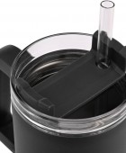 HOMELY ΘΕΡΜΟΣ STRAW TUMBLER 900ml MIDNIGHT BLACK ΘΕΡΜΟΣ-ΠΑΓΟΥΡΙΑ