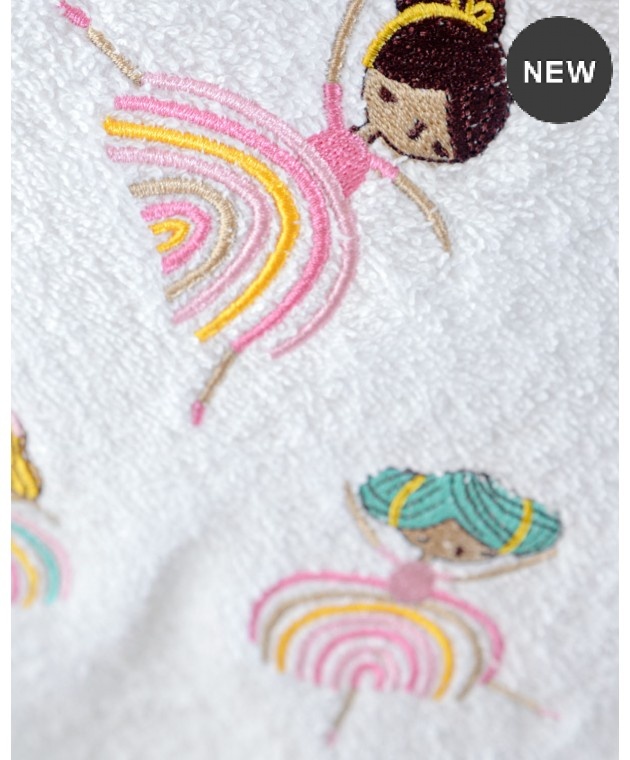 Σετ πετσέτες μπάνιου 2 τεμ. RAINBOW GIRLS, RYTHMOS HOME Βρεφικές Πετσέτες