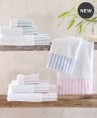 Σετ πετσέτες 3 τεμ. (ΣΕ ΣΑΚΟΥΛΑ) ELOISE BEIGE, RYTHMOS HOME Σετ πετσέτες Mπάνιου