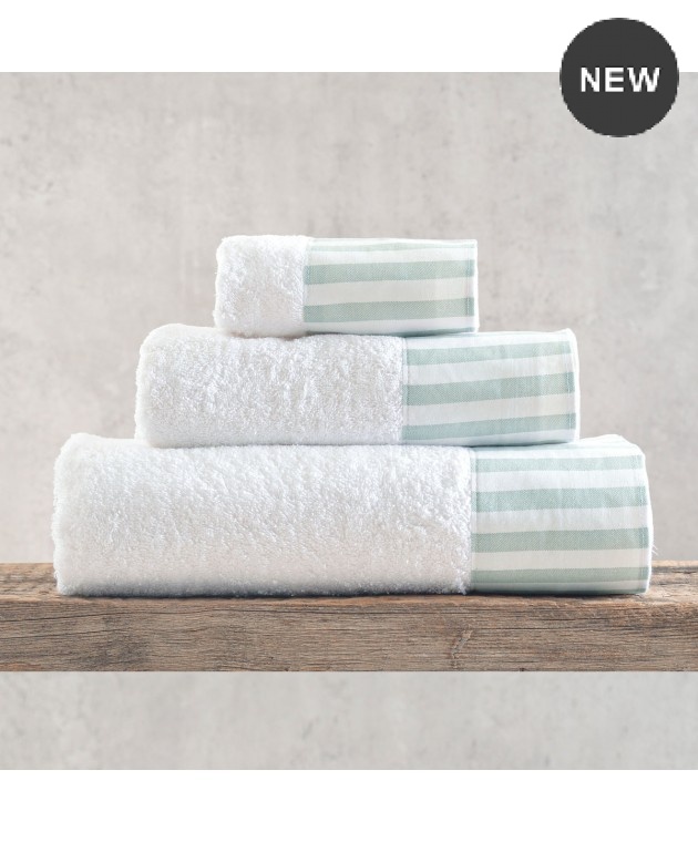 Σετ πετσέτες 3 τεμ. (ΣΕ ΚΟΥΤΙ) ELOISE GREEN, RYTHMOS HOME Σετ πετσέτες Mπάνιου