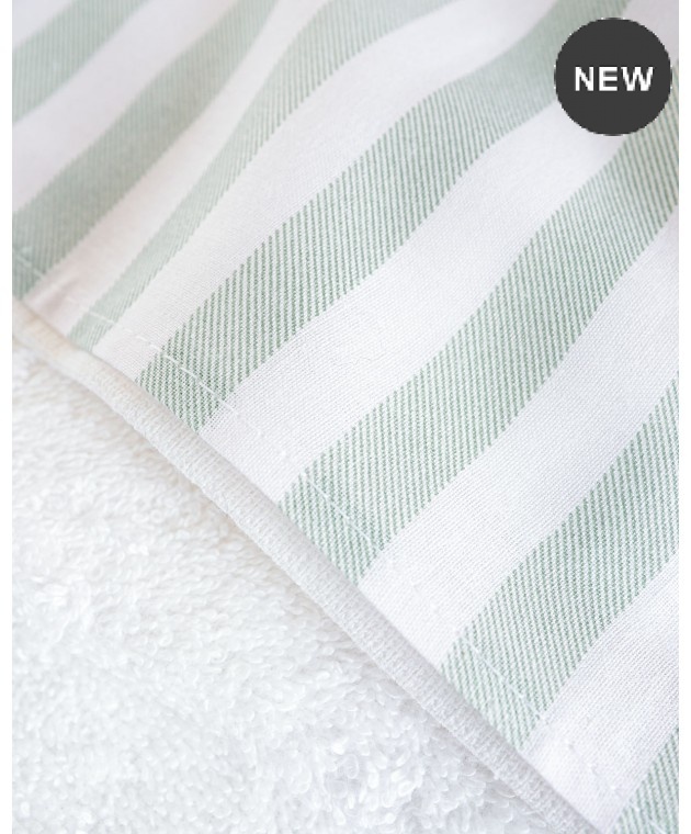 Σετ πετσέτες 3 τεμ. (ΣΕ ΣΑΚΟΥΛΑ) ELOISE GREEN, RYTHMOS HOME Σετ πετσέτες Mπάνιου