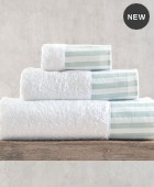 Σετ πετσέτες 3 τεμ. (ΣΕ ΣΑΚΟΥΛΑ) ELOISE GREEN, RYTHMOS HOME Σετ πετσέτες Mπάνιου