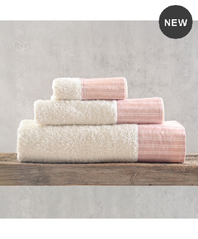 Σετ πετσέτες 3 τεμ. (ΣΕ ΣΑΚΟΥΛΑ) MASTERS PINK, RYTHMOS HOME Σετ πετσέτες Mπάνιου