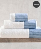 Σετ πετσέτες 3 τεμ. (ΣΕ ΣΑΚΟΥΛΑ) MASTERS BLUE, RYTHMOS HOME Σετ πετσέτες Mπάνιου