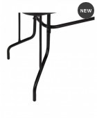 ΤΡΑΠΕΖΙ ADAM ΜΕΤΑΛΛΙΚΟ ΜΑΥΡΟ ΜΕ ΓΥΑΛΙΝΗ ΕΠΙΦΑΝΕΙΑ 110Χ60Χ71Υεκ. 71642-2490 Μεταλλικά