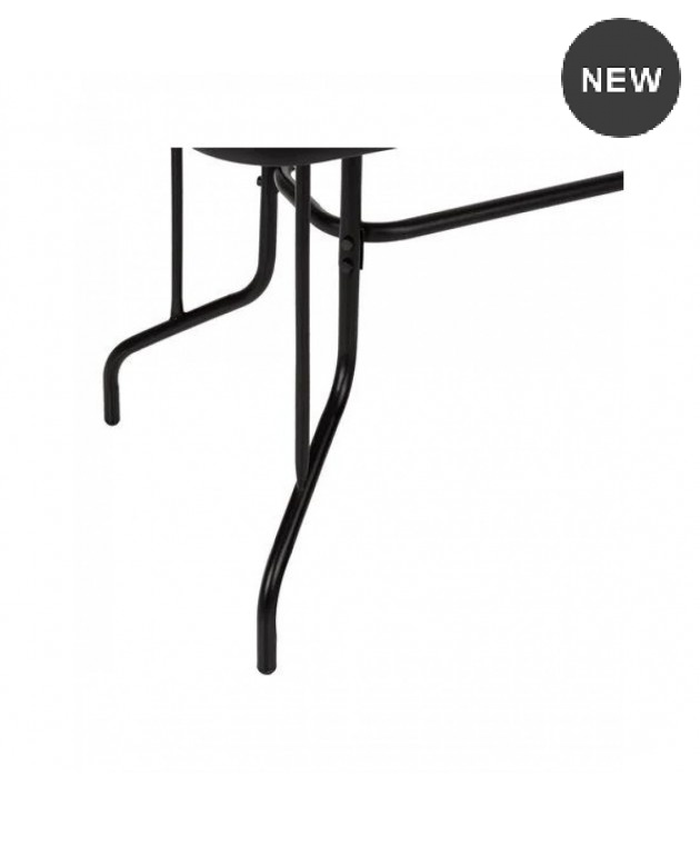 ΤΡΑΠΕΖΙ ADAM ΜΕΤΑΛΛΙΚΟ ΜΑΥΡΟ ΜΕ ΓΥΑΛΙΝΗ ΕΠΙΦΑΝΕΙΑ 110Χ60Χ71Υεκ. 71642-2490 Μεταλλικά