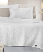 Κουβέρτα Oasis White 245x260 Κουβέρτες Βαμβακερές Υπέρδιπλες