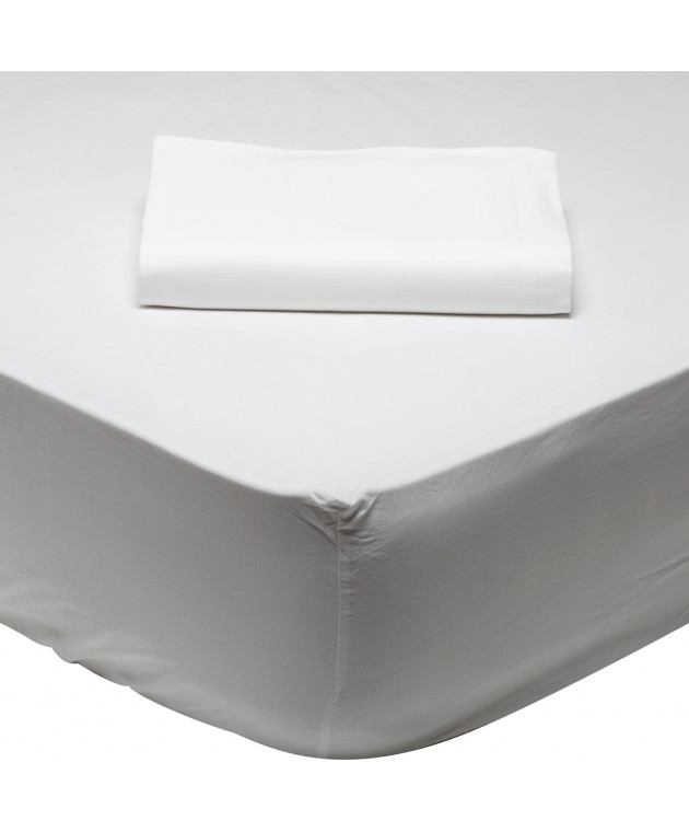 DAS HOME ΣΕΝΤΟΝΙ ΥΠΕΡΔΙΠΛΟ ΜΕ ΛΑΣΤΙΧΟ ARTIC WHITE 1001 ARTIC WHITE 160Χ200+35 Υπέρδιπλα